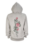 Temptation Hoodie - Grey - Back view