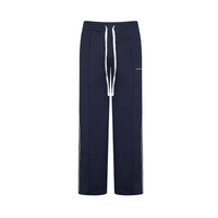 Navy Signature Track Bottoms