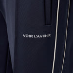 Navy Signature Track Bottoms