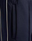 Navy Signature Track Bottoms