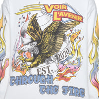 Through The Fire Waffle Long Sleeve - White