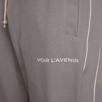 Grey Piping Joggers