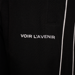 Black Piping Joggers