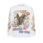 Through The Fire Waffle Long Sleeve - White