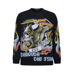 Through The Fire Waffle Long Sleeve - Black