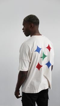 The Dream Tee (Cream) on model